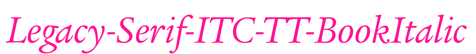 Legacy-Serif-ITC-TT-BookItalic预览图片