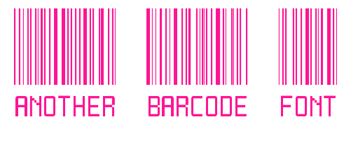 Another-barcode-font预览图片
