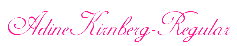 AdineKirnberg-Regular预览图片