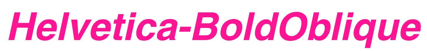 Helvetica-BoldOblique