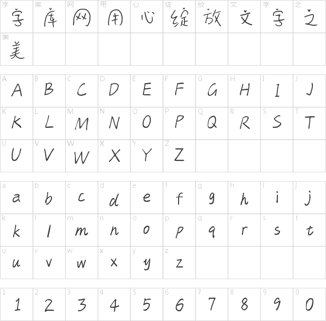 字趣聚会体