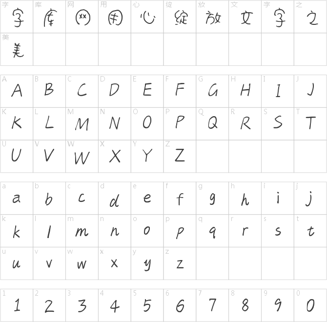 字趣装扮体