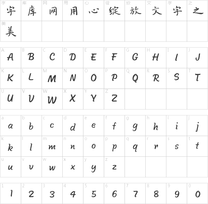方正祝允明小楷